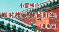 【節(jié)氣養(yǎng)生】小雪初臨：順時(shí)養(yǎng)藏，靜候陽(yáng)生！